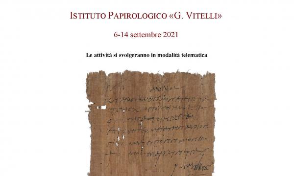 Seminario Papirologico Fiorentino 2021