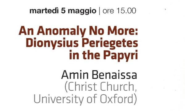 Incontri Papirologici 2026.