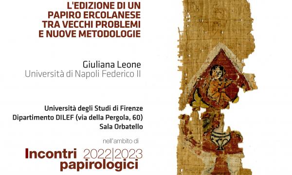 Incontri papirologici 2022/2023