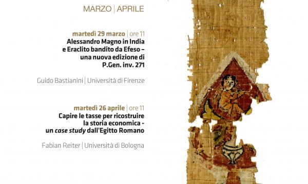 Programma Incontri Papirologici per il 2022