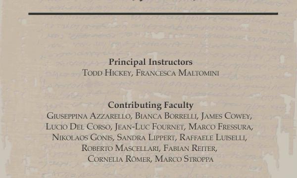 Summer Institute in Papyrology